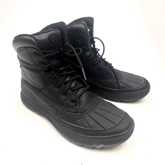 Nike ACG Woodside II Triple-Black Waterproof Ankle Duck Boot 525393-090 Size 9 - Picture 4 of 9